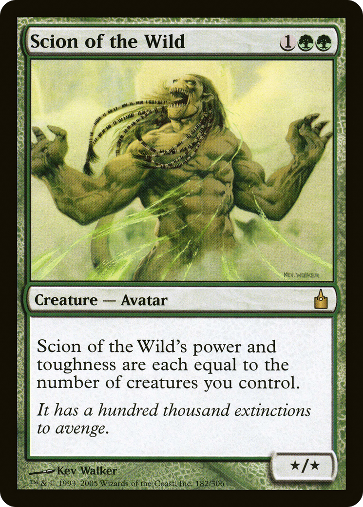 Scion of the Wild [Ravnica: City of Guilds] Foil