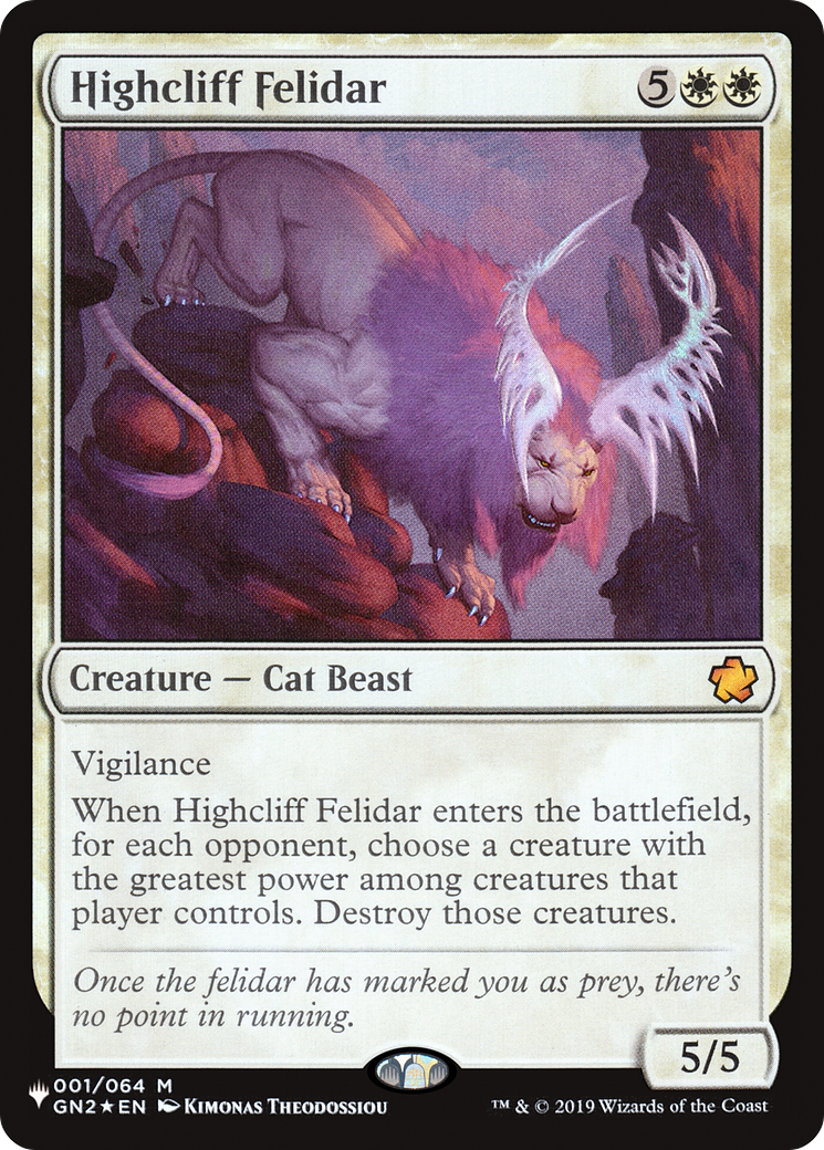 Highcliff Felidar [The List] | Silver Goblin