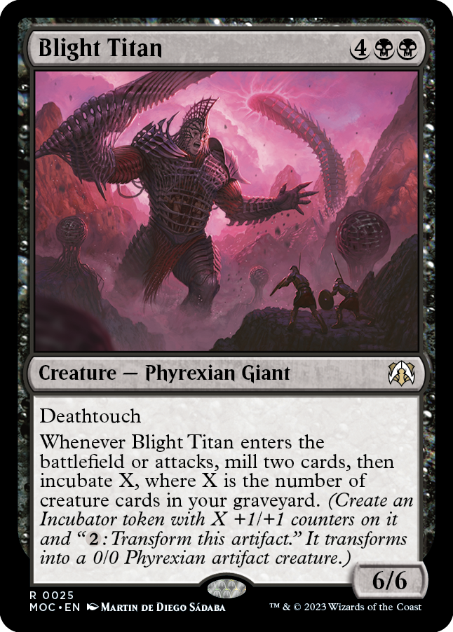 Blight Titan [March of the Machine Commander] | Silver Goblin