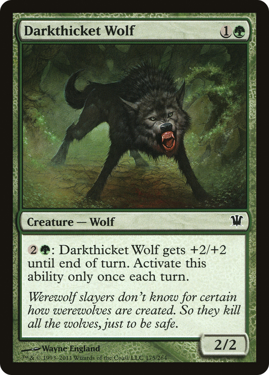 Darkthicket Wolf [Innistrad]