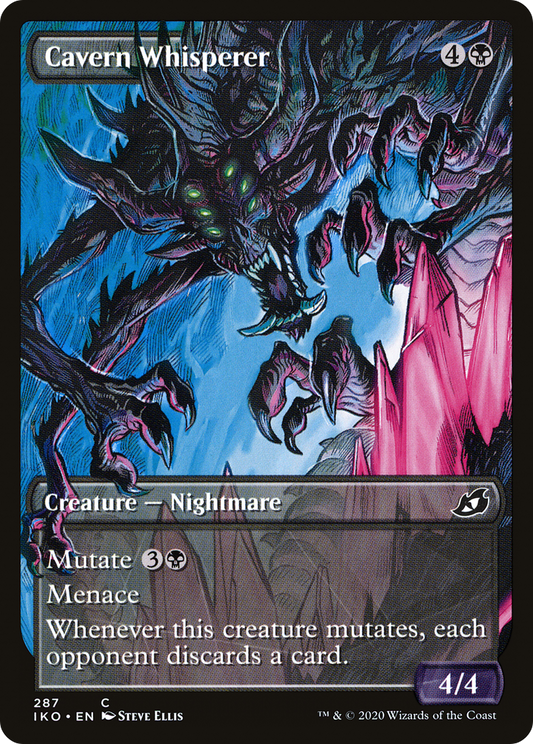 Cavern Whisperer (Showcase) [Ikoria: Lair of Behemoths] Foil