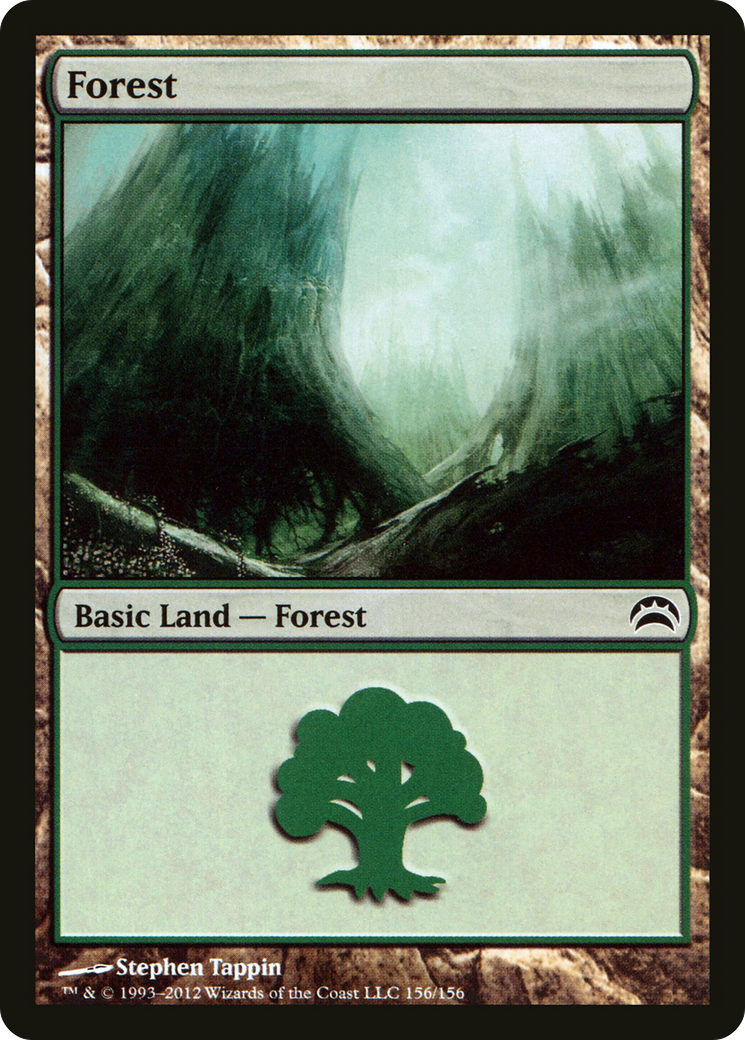 Forest (156) Foil - Planechase 2012