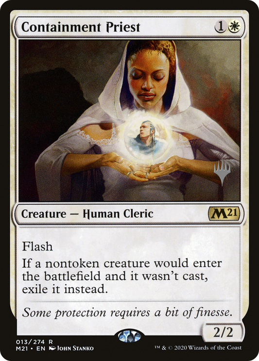 Containment Priest (Promo Pack) [Core Set 2021 Promos] Foil