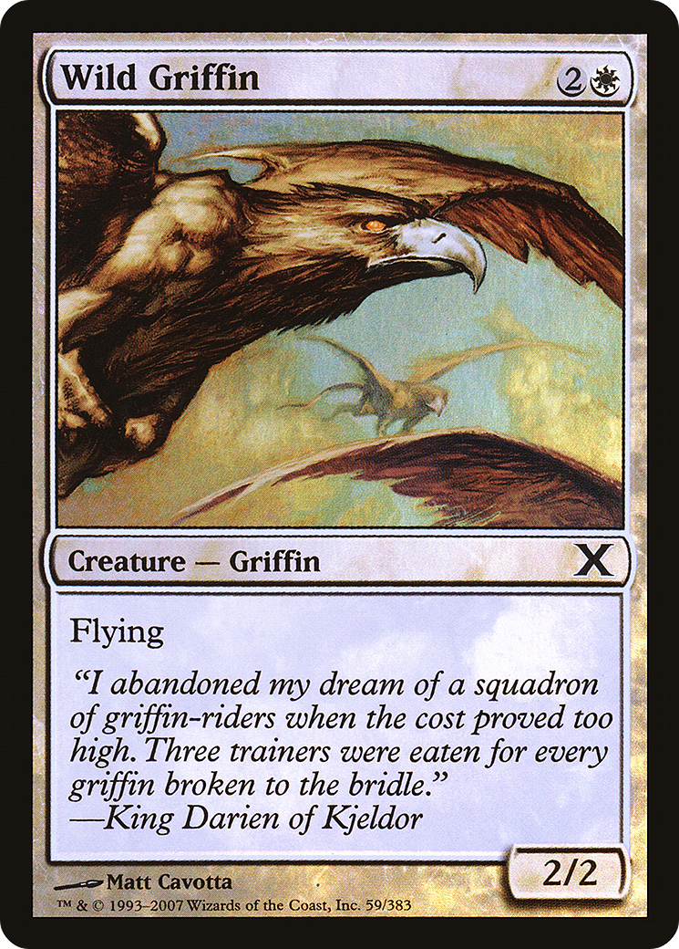 Wild Griffin (59) Foil - Tenth Edition