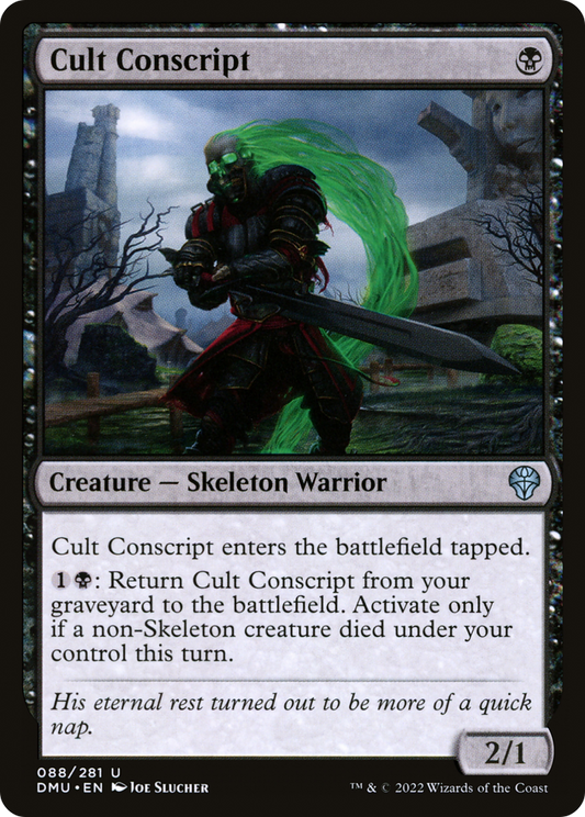 Cult Conscript [Dominaria United] Foil