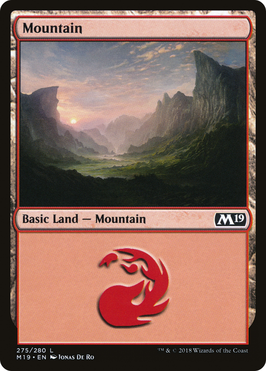 Mountain (275) [Core Set 2019] Foil