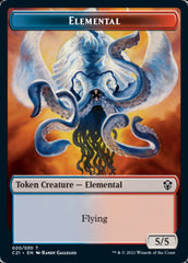 Elemental (020) // Copy Double-Sided Token [Commander 2021 Tokens] | Silver Goblin