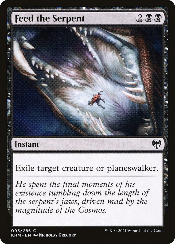 Feed the Serpent (095) - Kaldheim Foil