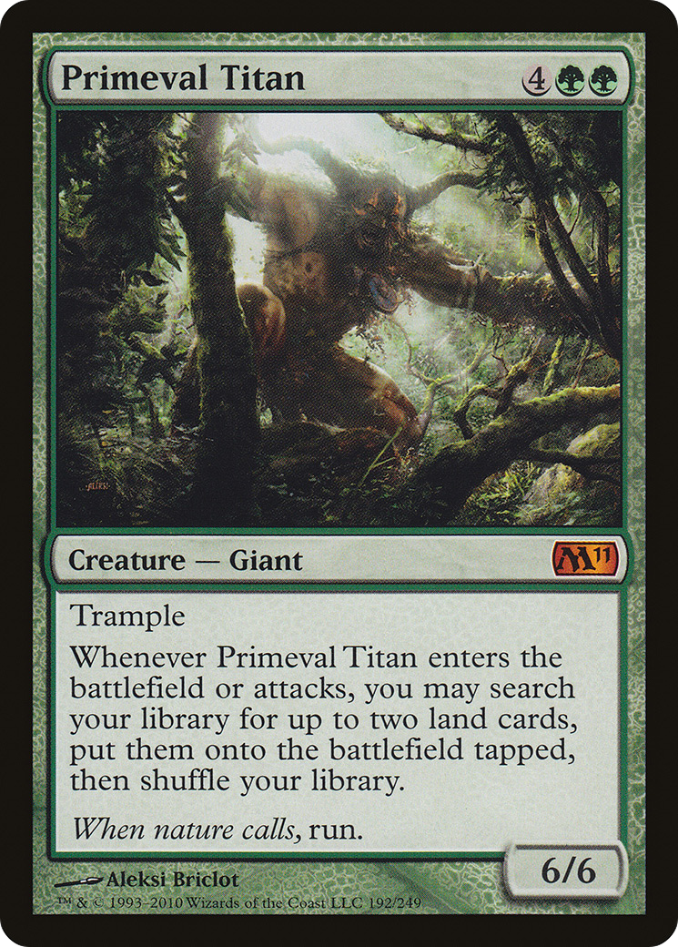 Primeval Titan [Magic 2011] Foil