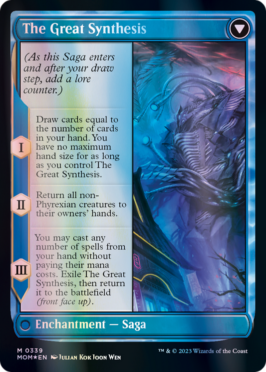 Jin-Gitaxias // The Great Synthesis (Serialized) [March of the Machine] Foil