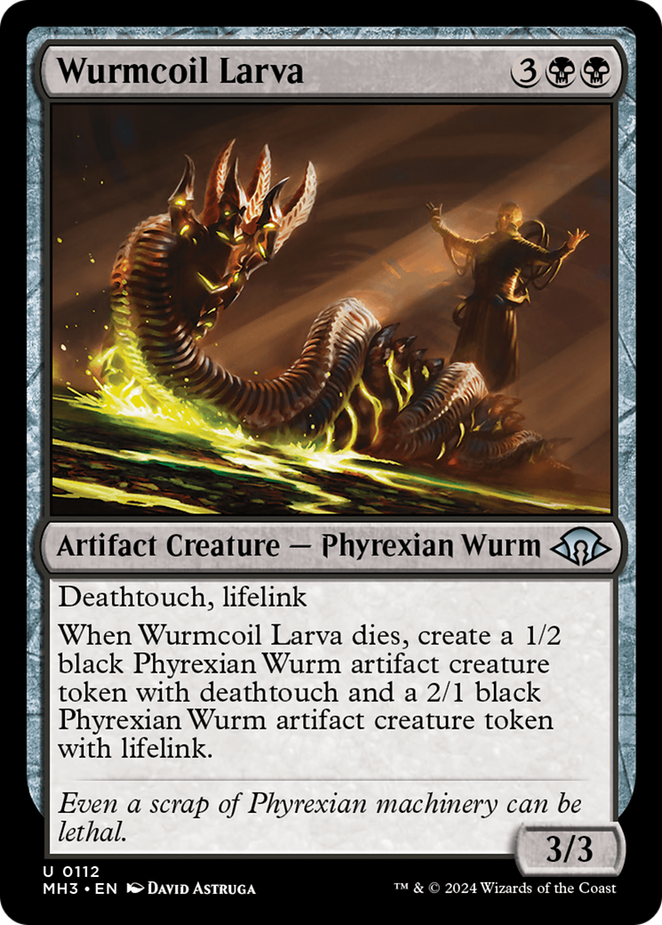 Wurmcoil Larva [Modern Horizons 3] | Silver Goblin