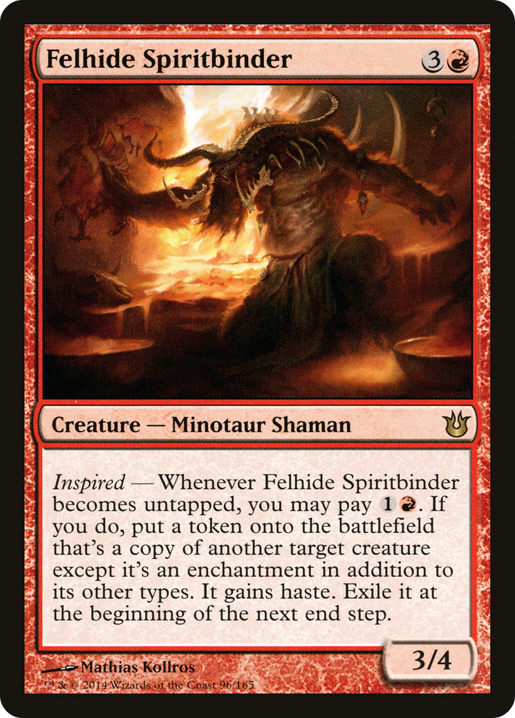 Felhide Spiritbinder (096) Foil - Born of the Gods