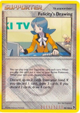 Felicity's Drawing (League Promo) (98) Reverse Holofoil - Great Encounters