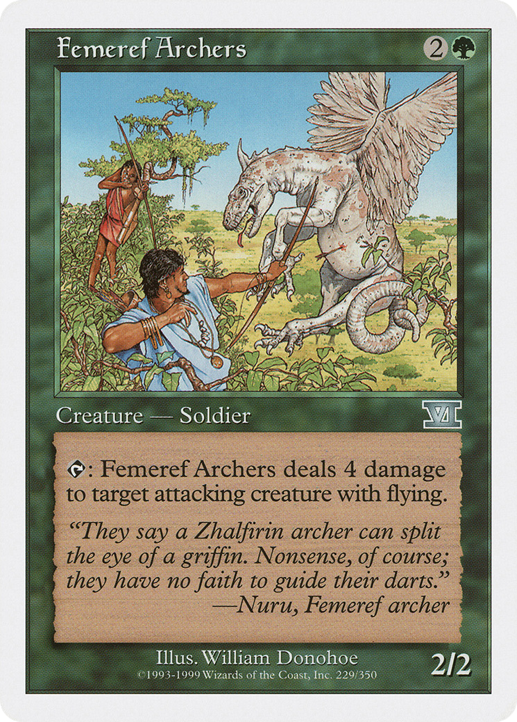Femeref Archers (229) - Classic Sixth Edition