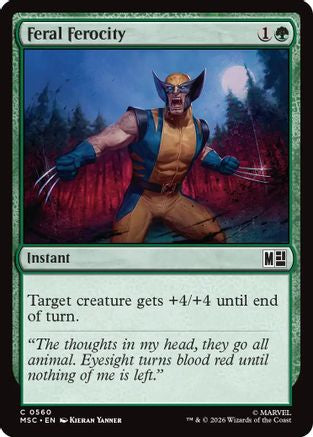 Feral Ferocity (560) - Commander: Marvel Super Heroes
