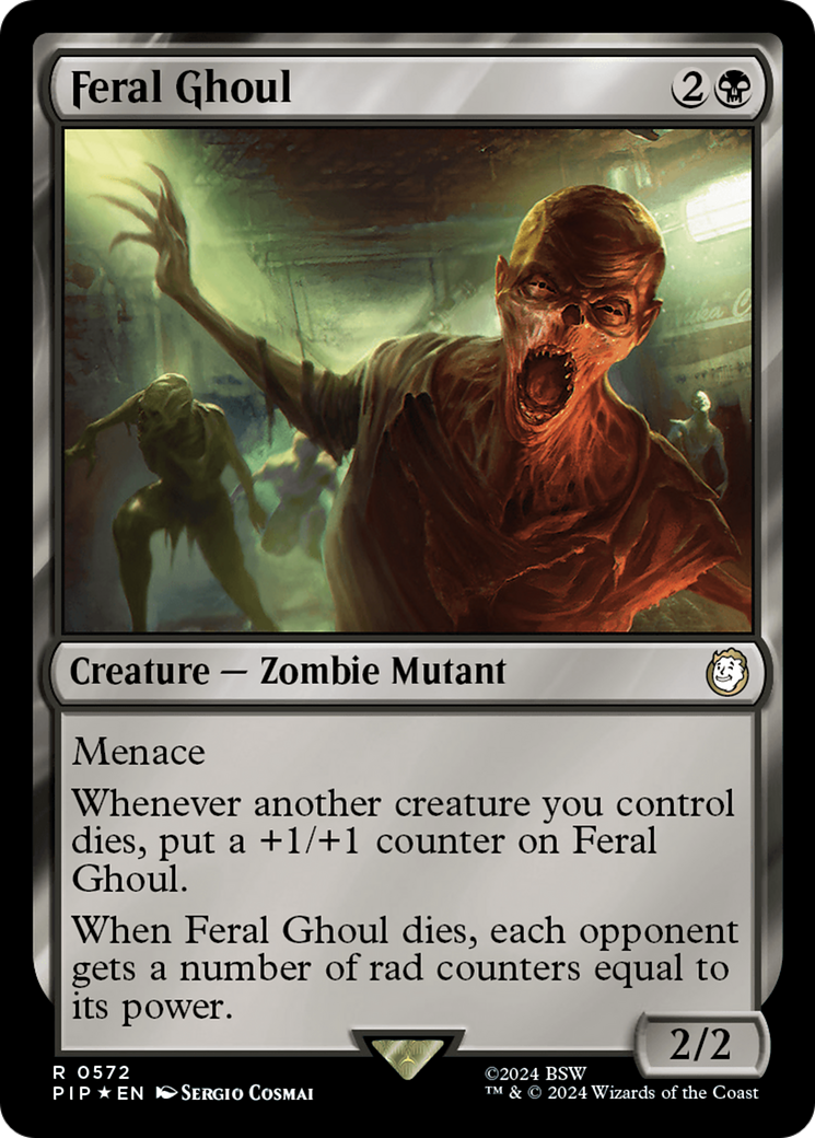 Feral Ghoul (572) Surge Foil - Fallout