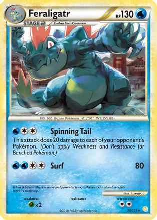 Feraligatr (20) - HeartGold & SoulSilver