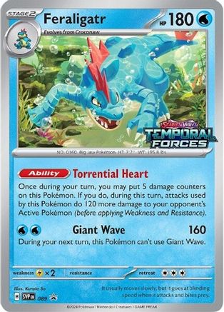 Feraligatr (Prerelease) (89) Holofoil - Black Star Promos