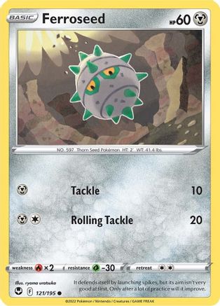 Ferroseed (121) - Silver Tempest