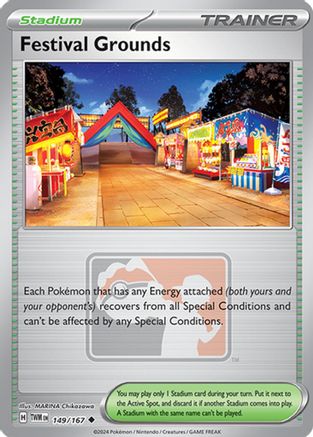 Festival Grounds (League Promo) (149) Reverse Holofoil - League & Championship Cards
