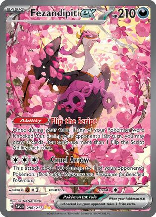 Fezandipiti ex (Alternate Full Art) (288) Holofoil - Ascended Heroes