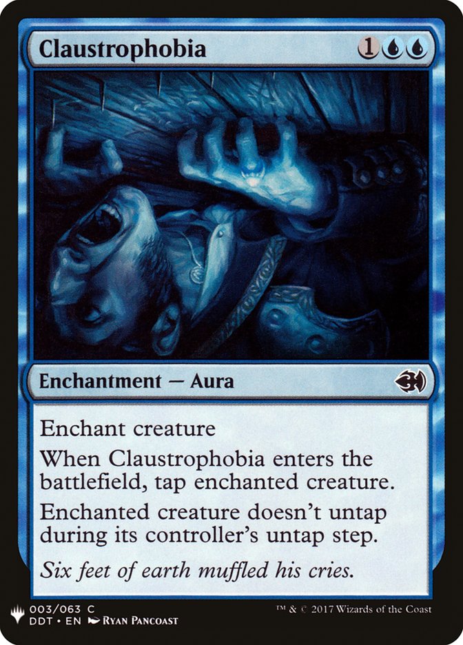 Claustrophobia [Mystery Booster] | Silver Goblin
