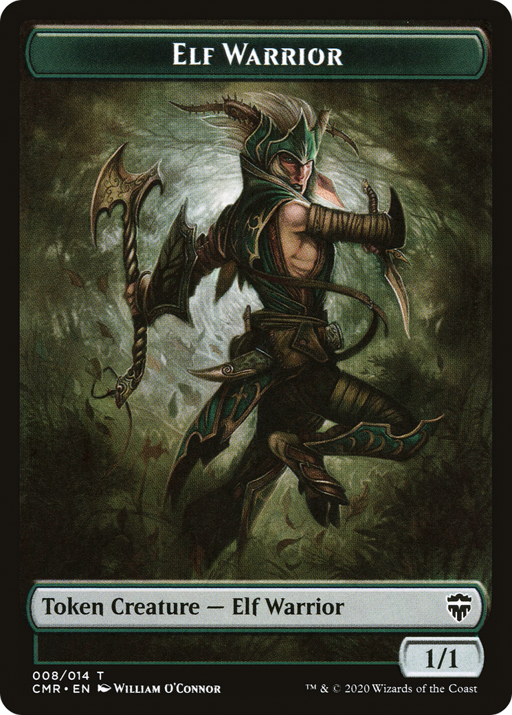 Elf Warrior Token [Commander Legends] | Silver Goblin