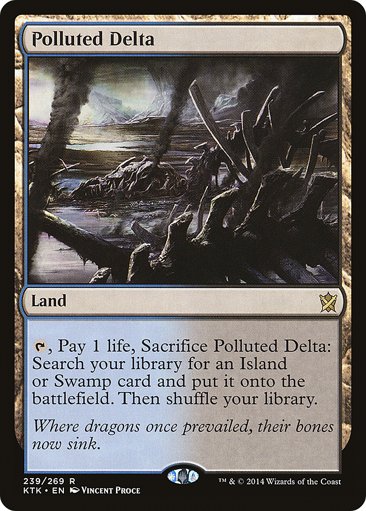 Polluted Delta [Khans of Tarkir] Foil