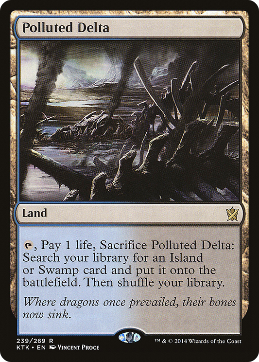 Polluted Delta [Khans of Tarkir] Foil
