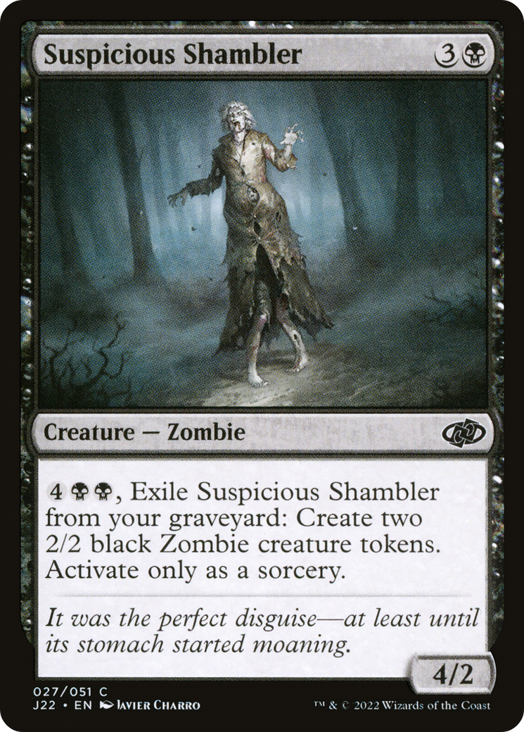 Suspicious Shambler [Jumpstart 2022] | Silver Goblin