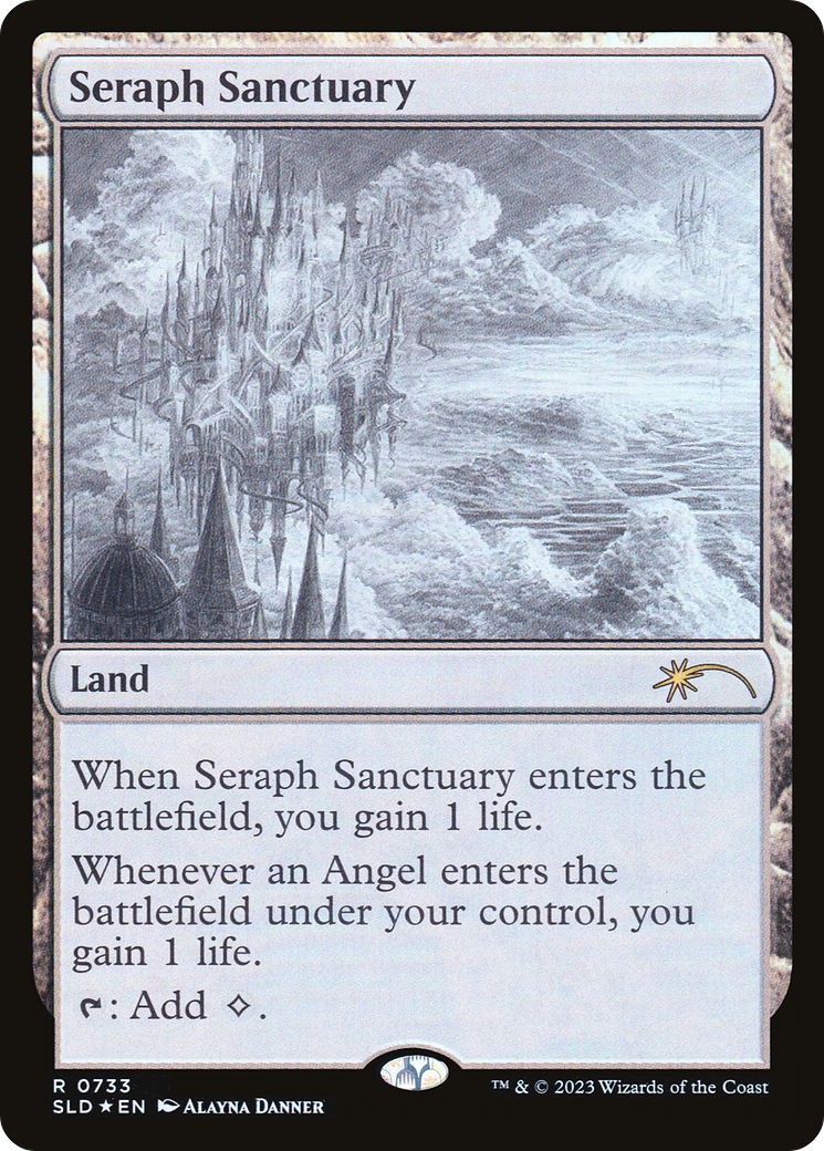 Seraph Sanctuary (Sketch) [Secret Lair Drop Promos] Foil
