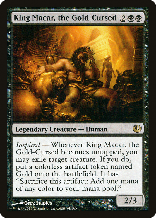 King Macar, the Gold-Cursed [Journey into Nyx] Foil