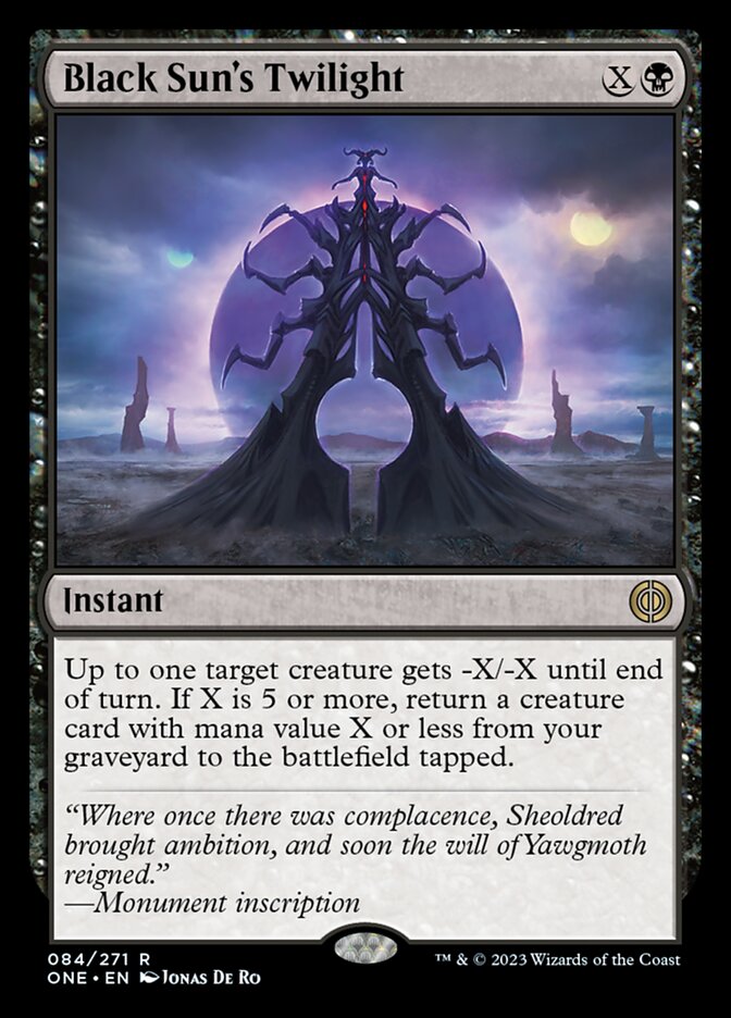 Black Sun's Twilight [Phyrexia: All Will Be One] | Silver Goblin