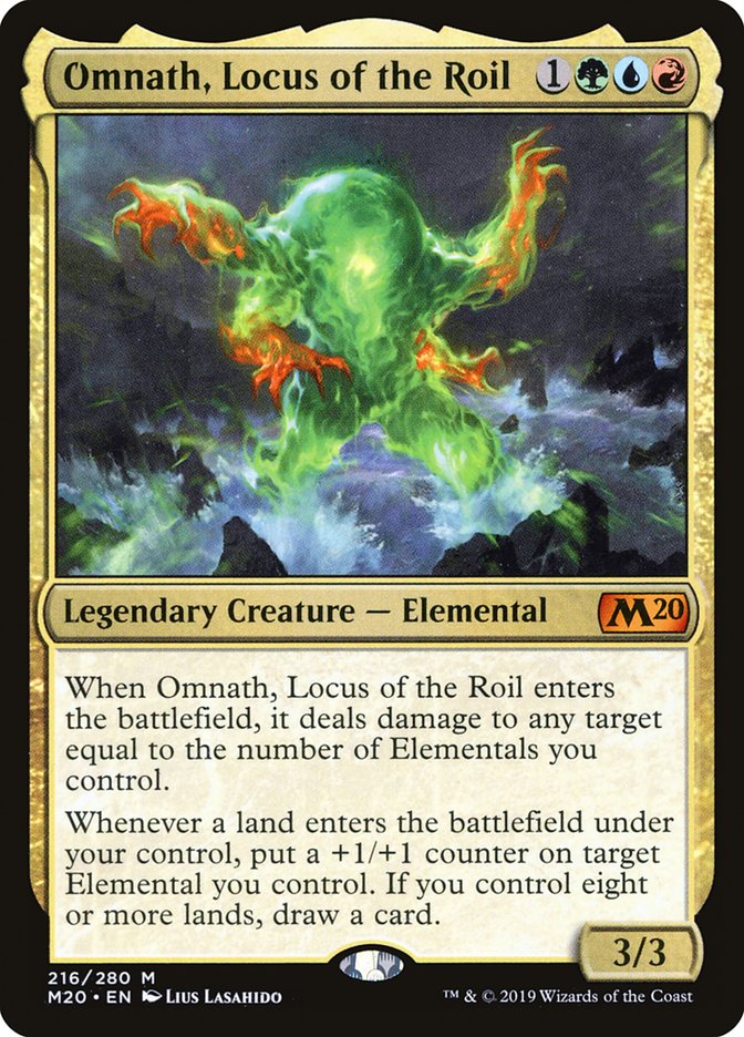 Omnath, Locus of the Roil [Core Set 2020] | Silver Goblin