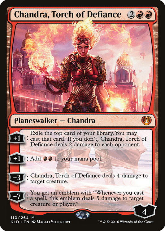 Chandra, Torch of Defiance [Kaladesh] Foil