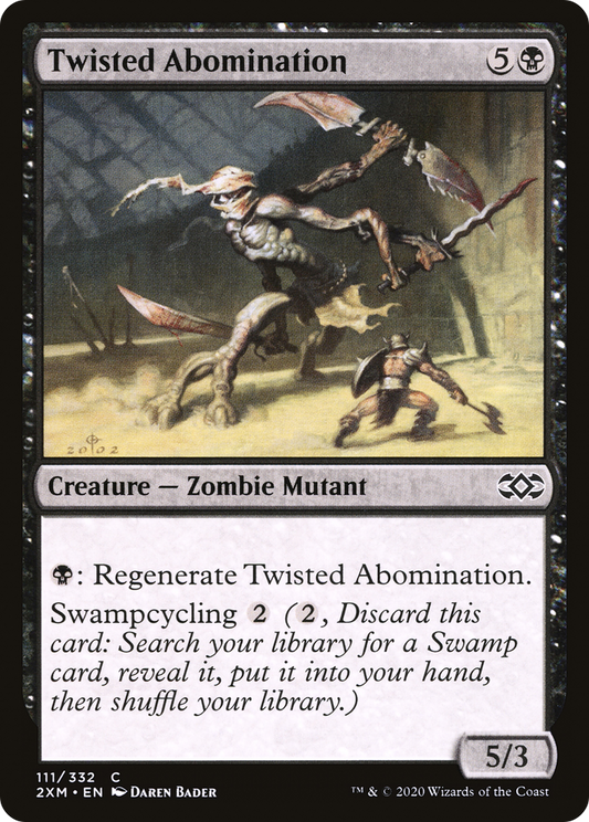 Twisted Abomination [Double Masters] Foil