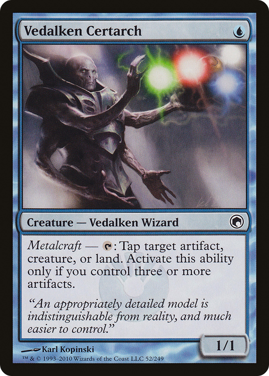 Vedalken Certarch [Scars of Mirrodin] Foil