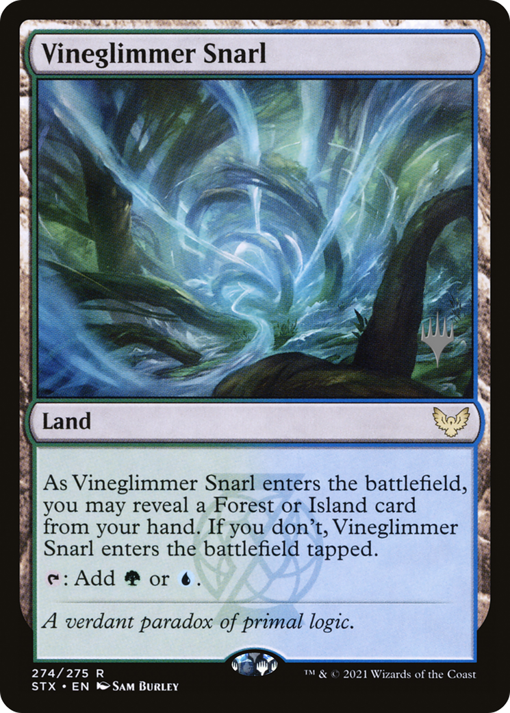 Vineglimmer Snarl (Promo Pack) [Strixhaven: School of Mages Promos] | Silver Goblin