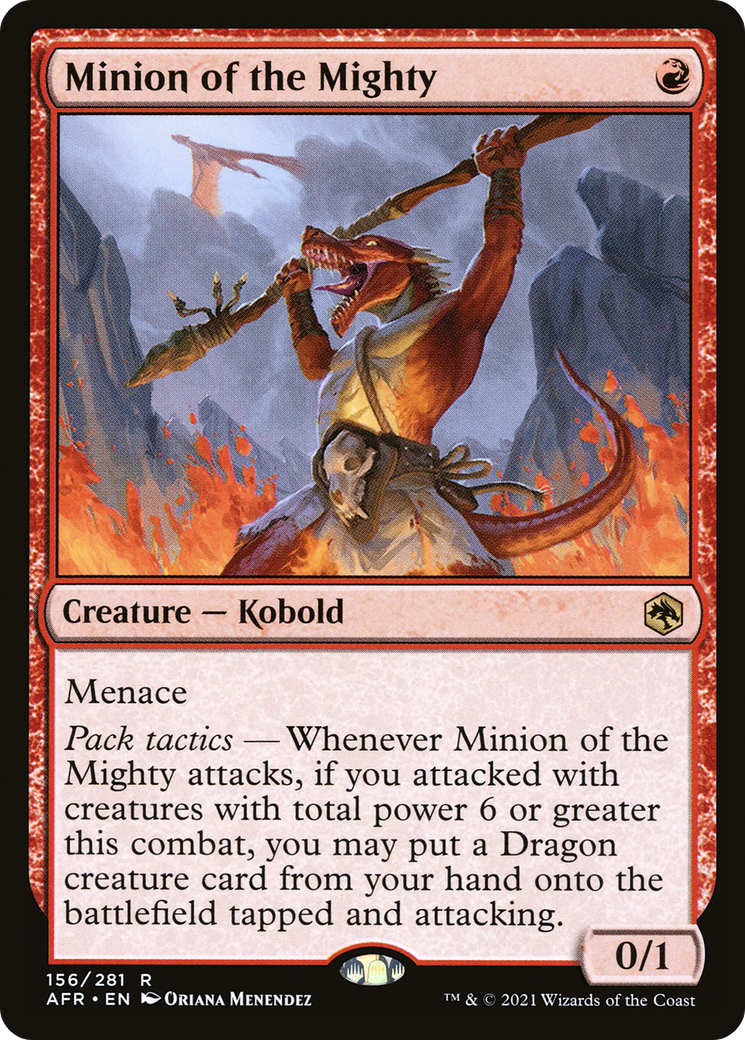 Minion of the Mighty (156) Foil - Adventures in the Forgotten Realms