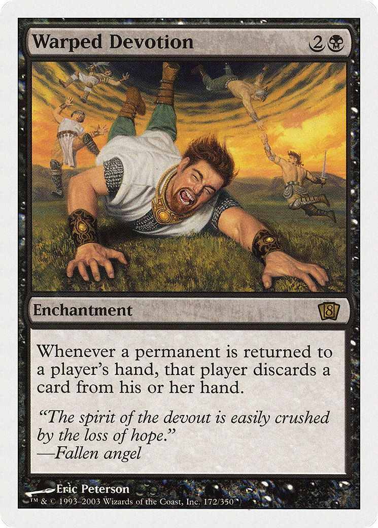 Warped Devotion (172) Foil - Eighth Edition
