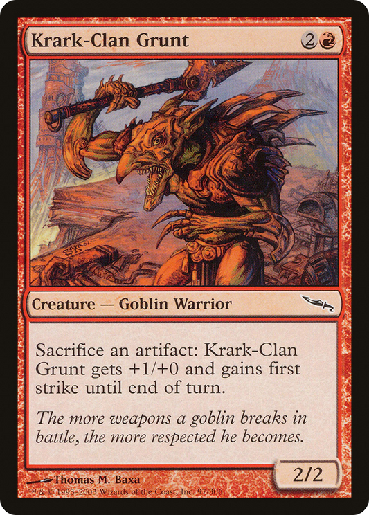 Krark-Clan Grunt [Mirrodin] Foil