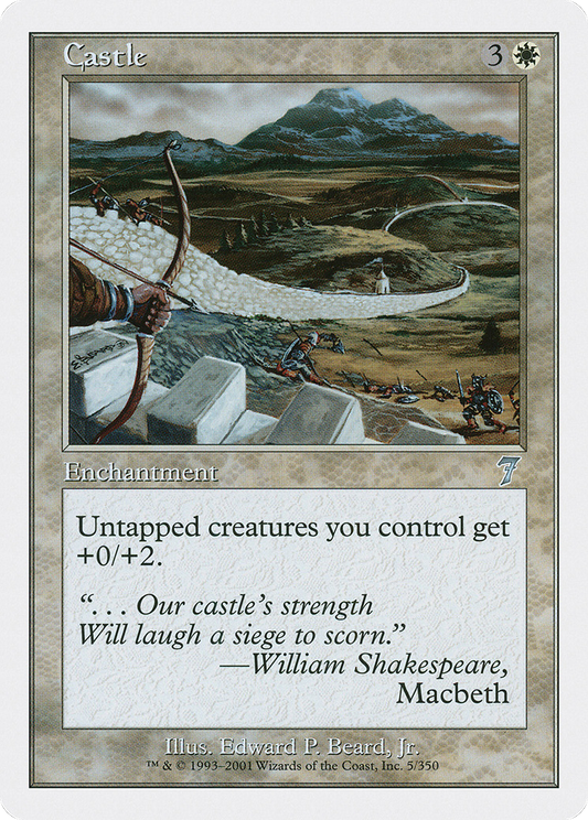 Castle (005) Foil - Seventh Edition