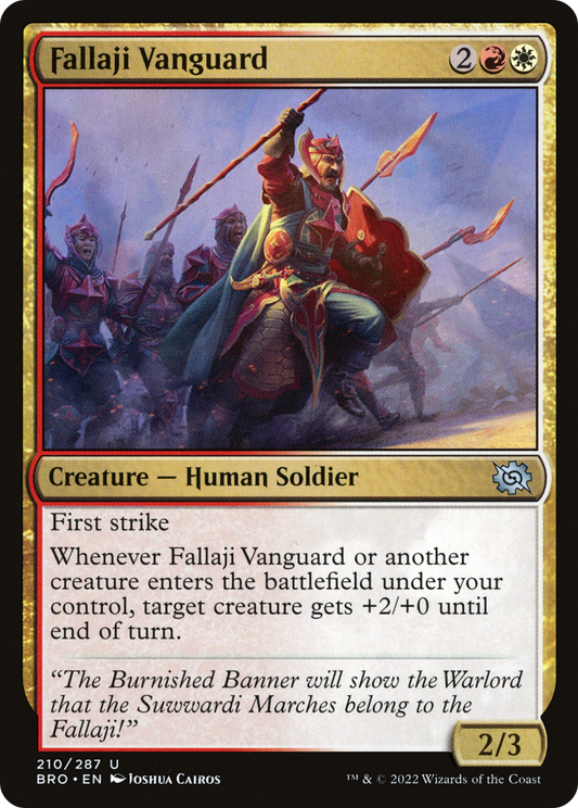 Fallaji Vanguard [The Brothers' War] Foil