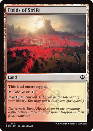 Fields of Strife (255) Foil - Secrets of Strixhaven