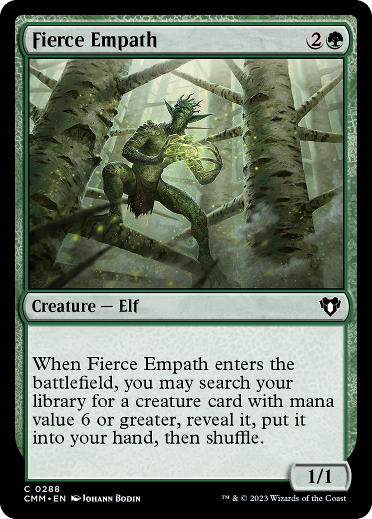 Fierce Empath (288) Foil - Commander Masters