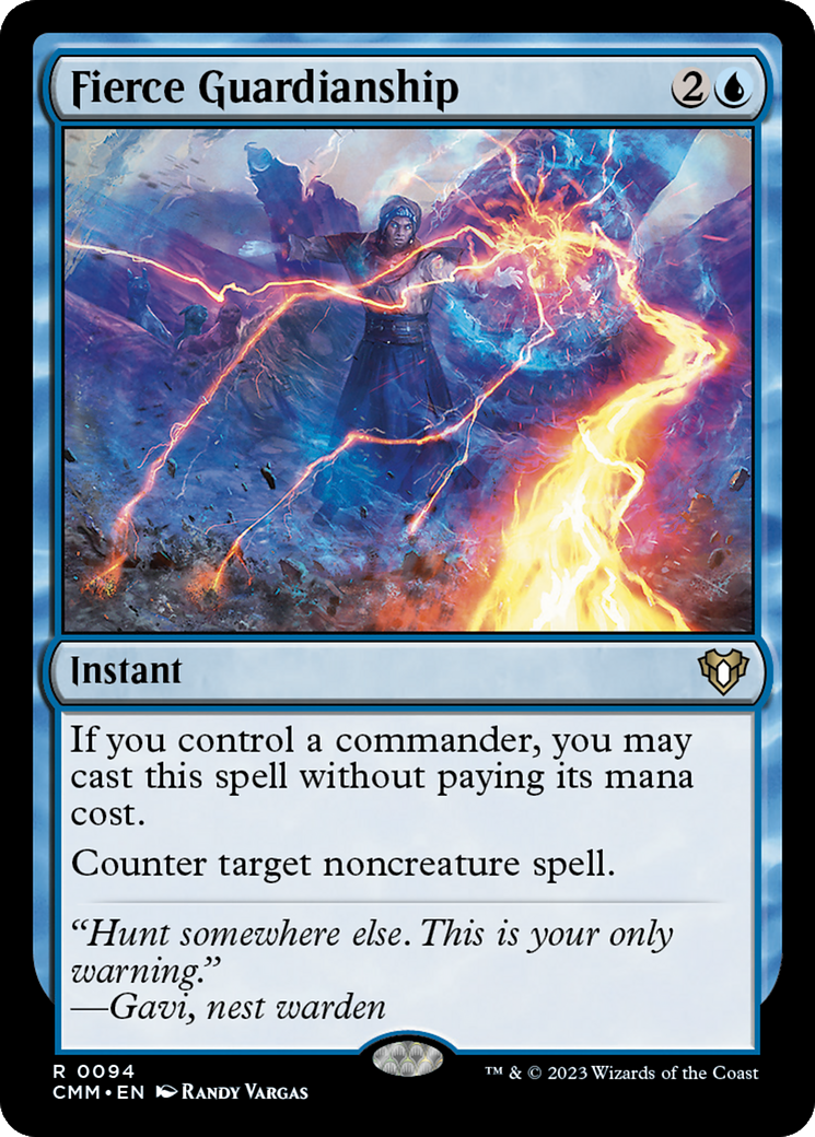 Fierce Guardianship (094) Foil - Commander Masters