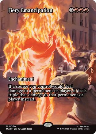 Fiery Emancipation (070) Foil - Marvel Universe