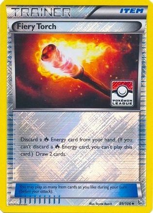 Fiery Torch (Pokemon League) (89) Reverse Holofoil - League & Championship Cards