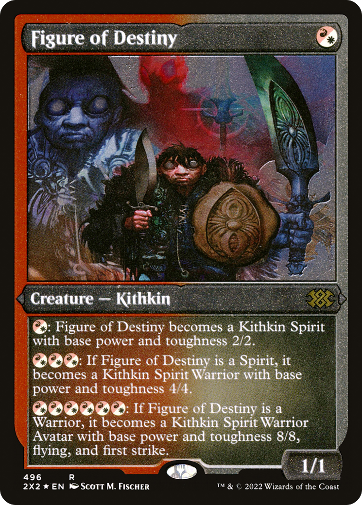 Figure of Destiny (496) Etched Foil - Double Masters 2022