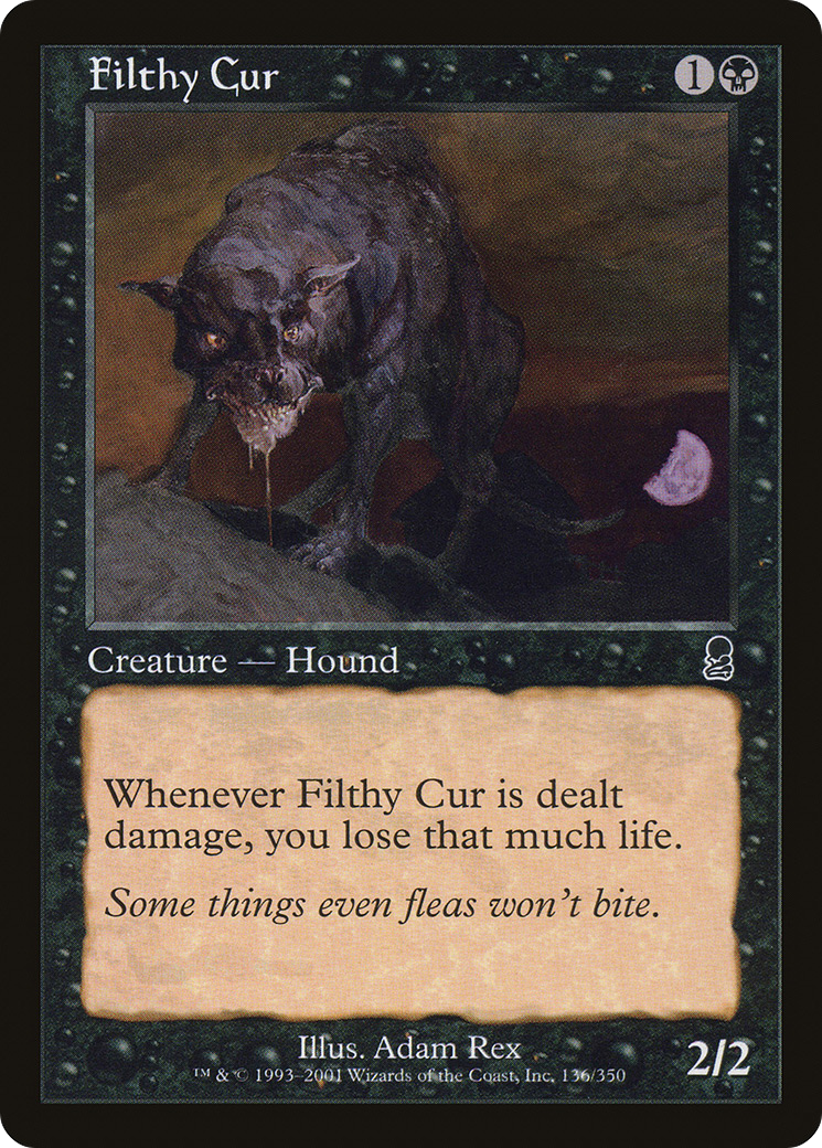 Filthy Cur (136) Foil - Odyssey